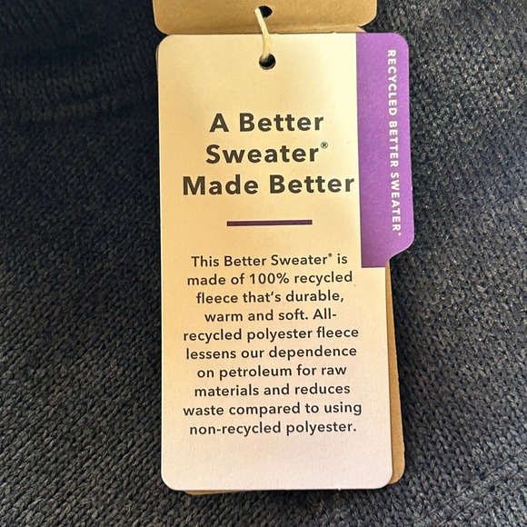 Patagonia Better Sweater Vest Women's Large Black NWT Logo Embroidery‎ Vista - Picture 8 of 10